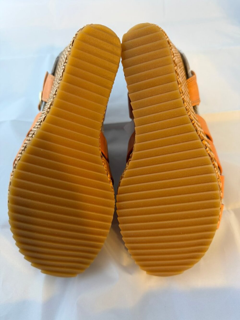 Sofft  Women's Carlana Wedge Sandal  Sunset Orange Women Size 6 M  NIB - Picture 6 of 7